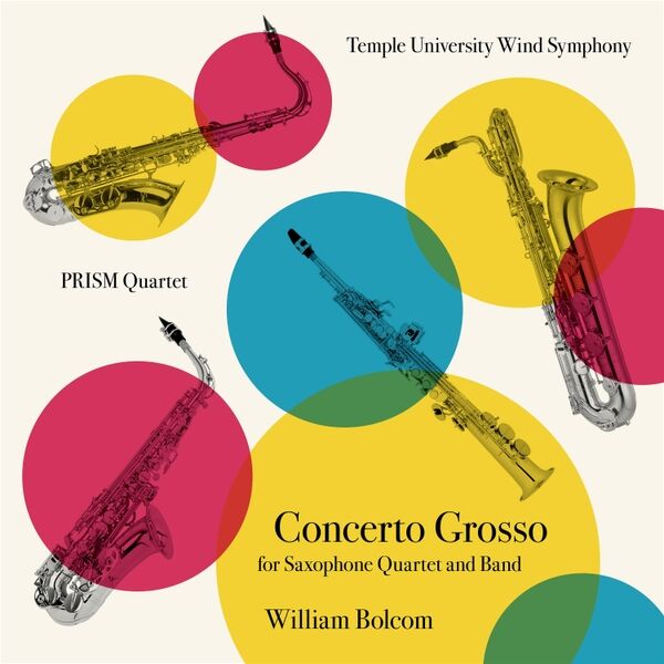 Cover art for Concerto Grosso for Saxophone Quartet and Band